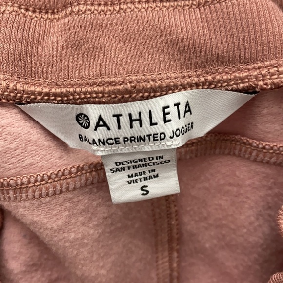 Athleta balance printed jogger size small.Pink - Picture 10 of 13
